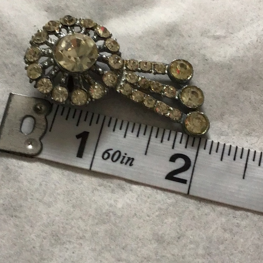 50’s Rhinestone Brooch - Picture 3 of 4